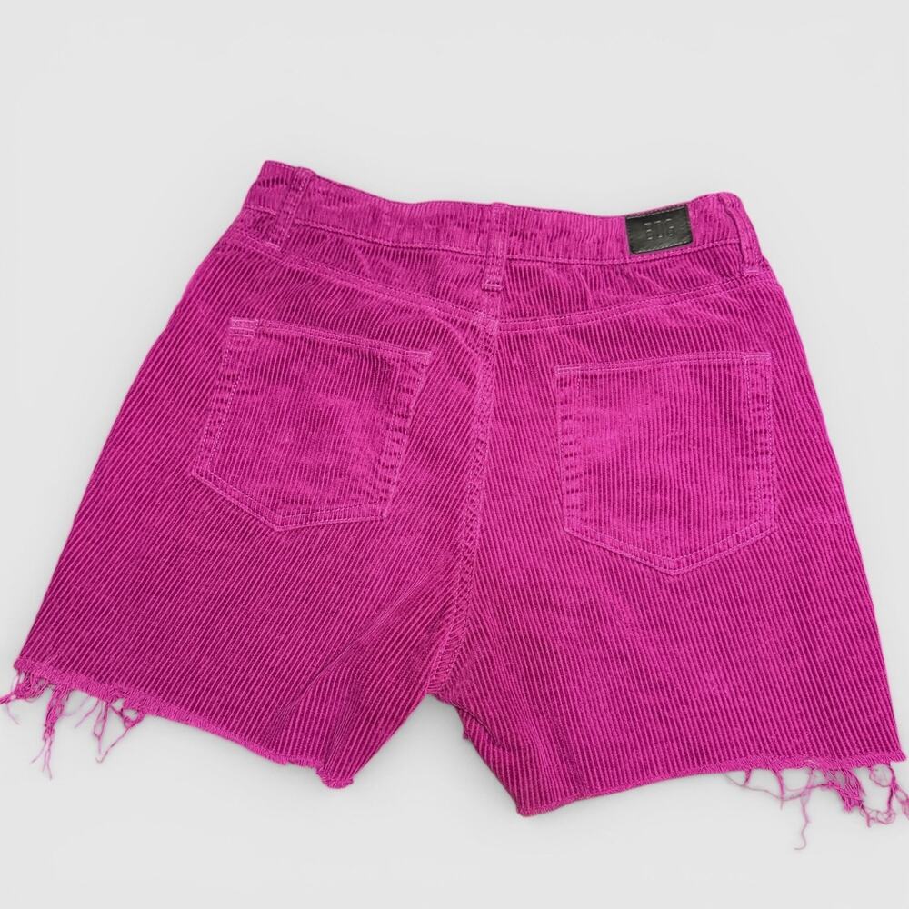 BDG Urban Outfitters Pink Corduroy Shorts High Rise Mom Cut Off Size 28 Y2K